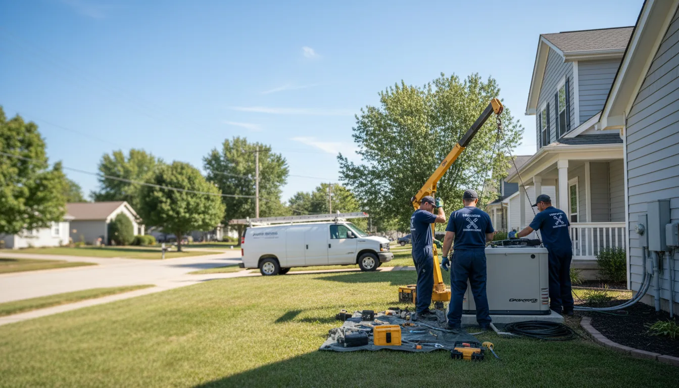 Generator Installation in Schwertner, TX near me